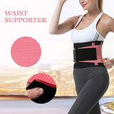 Cintura Supporter, Sport Cinturón de protección Lumbar de la Espalda Lumbar Support Cintura Back Brace Lumbar Support Belt Lumbosacral Back Brace para Mujeres y Hombres(12#)