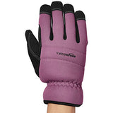 AmazonBasics Women's Work Gloves, Garden Gloves, Purple, M