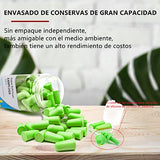 60 pares de Tapones para los oídos para dormir, 36 dB SNR, Reutilizables, tapones para oídos de espuma suaves y cómodas para reducción de ruido, ronquidos, protección auditiva, trabajo, viajes