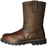 Wolverine Floorhand Botas Wellington impermeables con puntera de acero de 10 pulgadas para hombre, Café Oscuro, 9 US