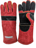 Guantes de soldadura magnéticos de 40,64 cm de protección de escudo del antebrazo, doble capa de hilos de Kevlar fuertes, ignífugos, 1 par.