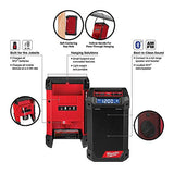 Milwaukee 2951-20 M12 - Altavoz inalámbrico de iones de litio con radio y Bluetooth con cargador integrado (solo herramienta)