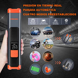 FOWAWU 6000mAh 150PSI Inflador Ruedas Coche, Compresor Aire Coche Bomba de Aire Electrica,Compresor Aire Portátil con Cable DC 12V Pantalla LCD Linterna LED para Automóviles Moto Bicicleta Pelotas