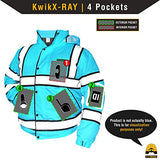 KwikSafety Marshal Bomber - Chaqueta de seguridad clase 3 de alta visibilidad, resistente al agua, ANSI OSHA, color amarillo, mediano a XXL, Amarillo, Large