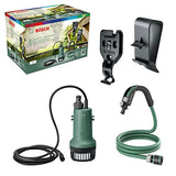 Bosch Bomba de agua sumergible Garden Pump 18 Kit de extensión (con accesorios de pared y tanque y manguera de jardín de 8 pies, en embalaje de cartón)