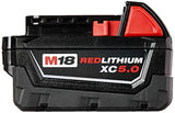 Milwaukee 48-11-1852 M18 REDLITHIUM XC 5.0 Ah Extended Capacity Battery (2 pack)