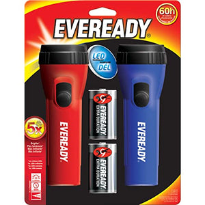 Eveready Linterna LED de Uso General, Paquete de 2