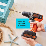 BLACK+DECKER Batería Recargable Inalámbrica 20V MAX* 1.5 Ah Ion Litio LD120BAT