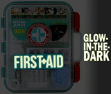 First Aid Kit Hard Teal Case 326 Pieces Exceeds OSHA and ANSI Guidelines