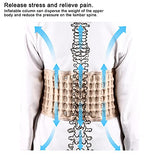 Kabandn Cinturón de descompresión, para alivio del dolor de espalda baja, dispositivo de tracción lumbar para hombres y mujeres (cintura de 29 a 49 pulgadas)