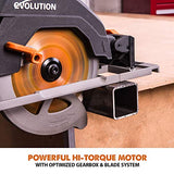 Evolution Power Tools R185CCSX+ Kit de sierra circular multimaterial de 7-1/4 pulgadas con bolsa de transporte