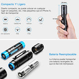 WUBEN C3 Linterna LED Recargable,Alta Potencia Portátil Lampara Luz de Flashlight con 6 Modos,IP68 Impermeable, para Camping, Senderismo, Montañismo,y Emergencia Iluminación