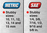 Performance Tool - Juego de llaves de broca y llaves de socket, 5 unidades, 32pc SAE and Metric Wrench Set