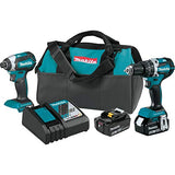 Makita XT269MB 18 V LXT – Set de taladro sin escobillas 2-PC. Combo Kit (4.0AH), XT269M, Kit en combo, Azul