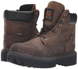 Timberland PRO Botas de trabajo industriales con cierre directo de acero de 6 pulgadas para hombre, impermeables, aisladas, Marrón, 7.5 US