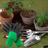 Guantes de jardinería para mujer, 12 pares de guantes de jardín con revestimiento de goma de tamaño mediano para mujer, guantes de trabajo protectores transpirables duraderos que se adaptan a la mayoría (mediano)