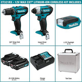 Makita CT321RX 12 V Max CXT - Litio inalámbrico (3 unidades) Combo Kit (2.0Ah)