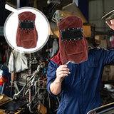 Housoutil Casco de Soldadura Resistente Calor Capacidad de Soldadura Duradera Máscaras de Cubierta de Cabeza para Soldador