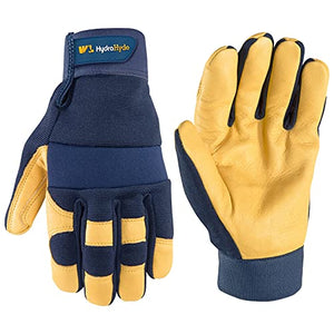 Wells Lamont Hydrahyde - Guantes de trabajo impermeables para hombre (piel)