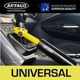 Artago 862A/B - Barra antirrobo para palanca de freno de coche, rosca de ajuste de cambio más adaptable