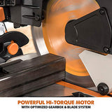 Evolution Power Tools R255SMSDB Sierra de inglete compuesta multimaterial de 10 pulgadas