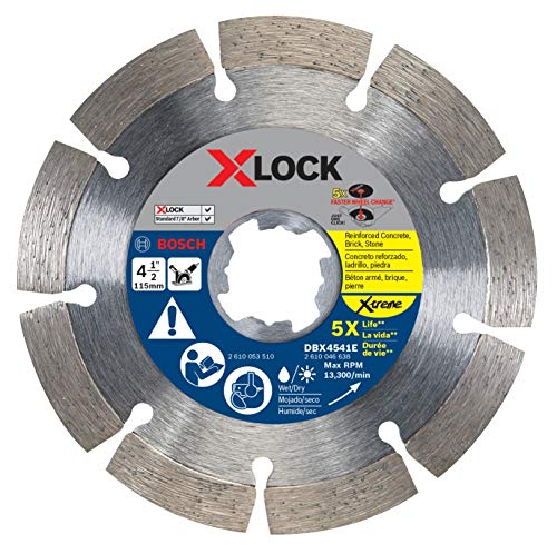 Bosch DBX4541E X-Lock Xtreme Hoja de diamante segmentada de 4-1/2