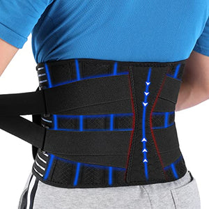 COOFANDY Cinturón de apoyo lumbar para dolor de espalda baja, alivio d –  Los tornillos