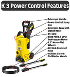 Karcher - Kärcher K 3 Power Control - Lavadora a presión eléctrica - 18000 PSI - con varitas de pulverización Vario y DirtBlaster - 1.45 GPM