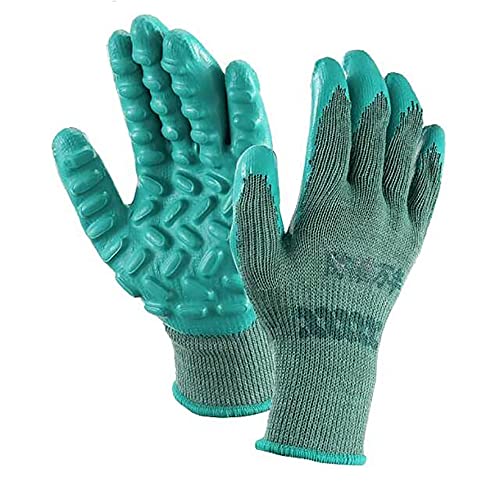 Guantes de goma japoneses con cojines para reducir la vibración. Guantes antivibración