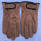 Guantes de Piel de Oveja Hombre Malla Protección Laboral Respirable Resistente al Desgaste Soldador Antideslizante Conductor de Soldador Ciclismo de conducción Guantes de equitación