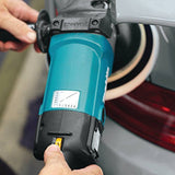 Makita 9237 CX3 7-inch lijadorapolisher-sander de velocidad variable con Kit de pulido