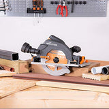 Evolution Power Tools R185CCSX+ Kit de sierra circular multimaterial de 7-1/4 pulgadas con bolsa de transporte