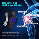 VASEN Protector de Rodillera, Estabilizador Articulado Fleje Ajustable, Neopreno, Transpirable, Abrigo para Artritis, Apoyo de Abrazadera de Rodilla, Correr, Deportes (Azul)