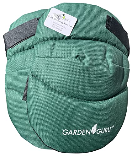 Garden Guru - Rodilleras acolchadas para jardinería con correas ajustables, forro interior suave, acolchado ultra cómodo, rodilleras de jardín para trabajo en el patio, limpieza, tareas domésticas, techos y más