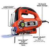 Black & Decker JS670V LineFinder Sierra Caladora Orbital con tecnología SmartSelect