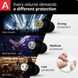 Alpine MusicSafe Pro Tapones para los oídos para músicos - Mejora tu experiencia musical con tres filtros intercambiables - Protección auditiva Hipoalergénico - Tapones reutilizables - Negro