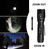 Linterna LED Luz UV y Blanco 2 en 1,AveDistante Linterna Ultravioleta Linterna Tácticas con Funcion de Agrandar y Enfocar 4 Modos para Lluminación Detectar Orina de Mascotas,Ciclismo,Camping, Flashlight 1000 Lúmenes Incluida AAA Batería