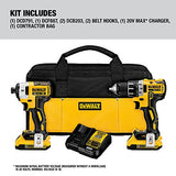 DEWALT Kit Taladro Atornillador 20V MAX* XR S/Carb DCK283D2