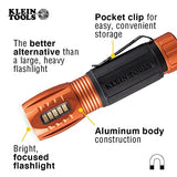 Klein Tools 56028 Linterna LED y luz de trabajo, duradera, impermeable, compacta, extremo magnético manos libres, funciona hasta 12 horas, para trabajo y exteriores