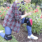 Rodilleras para mujer para el trabajo de Thunderbolt para suelos, jardinería, limpieza, trabajo de azulejos, con cómodo cojín de gel y correas antideslizantes