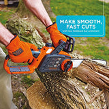 BLACK+DECKER LCS1240 40V MAX Lithium Ion Chainsaw, 12"