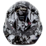 RK Safety RK-HP34-WOLVES - Gorra de seguridad con suspensión de trinquete de 4 puntos, 1EA (lobos)