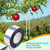 Zerodis Bird Scare Tape, 90M Repelente de Aves y disuasorio Visual Audible reflexivo Scare Tape, holográfico ecológico Bird Scare Ribbon, Proteger su jardín Cultivos de Aves de destrucción(2.5cm*90M)