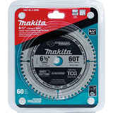 Makita A-99998 Hoja de sierra de inmersión inalámbrica con punta de carburo 60T (Tcg)