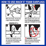 Mack's Ear Care Ultra Soft Foam Earplugs, 50 Pair