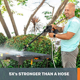 Worx Hydroshot - Limpiador de energía portátil de 20 V Power Share 320 PSI -WG620 (batería y Cargador incluidos)