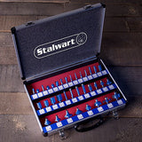 Stalwart 75-ST6041 Router Bit Set, 35 Piece Kit