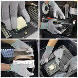 Guantes antiestáticos ESD, Guantes de Trabajo con visualización táctil, Fibra de Carbono, Guantes antiestáticos, para Proteger la Seguridad del ensamblaje del computadora (S)