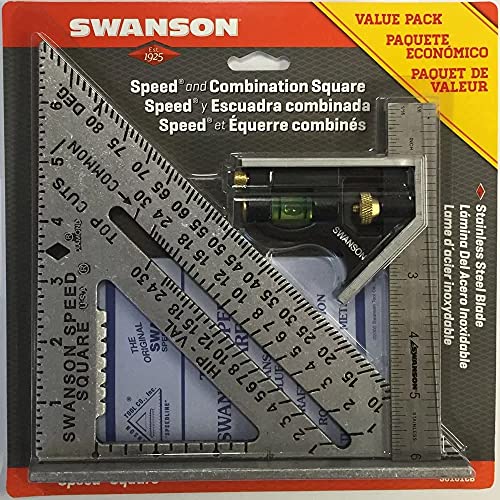 Swanson Tool S0101CB Escuadra Rápida con Libro y Escuadra Combinada, P –  Los tornillos