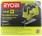 RYOBI One+ P5231 - Rompecabezas orbital inalámbrico en forma de T de 18 V (batería no incluida, herramienta eléctrica y hoja de corte de madera en forma de T)